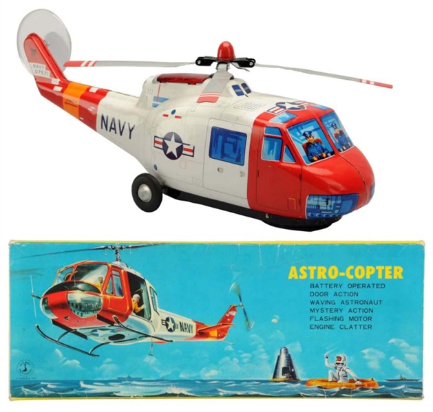 TIN LITHO BATTERY-OPERATED ASTRO COPTER.          