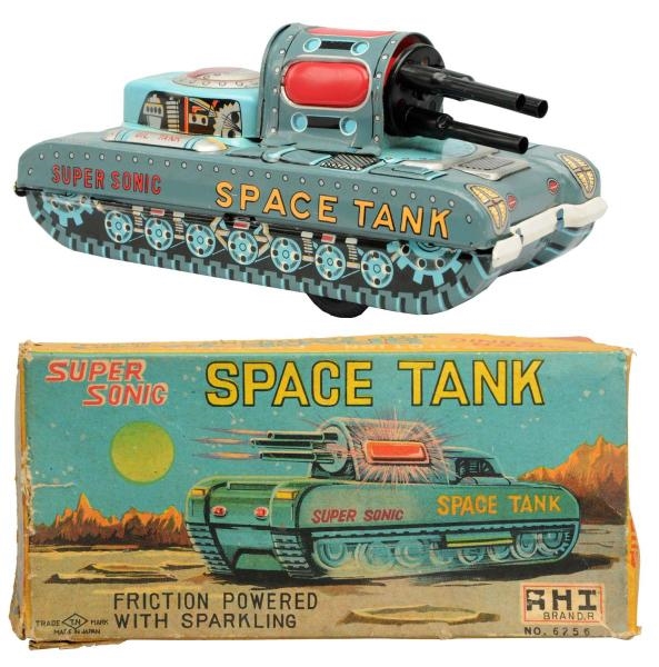 TIN LITHO FRICTION SUPER SONIC SPACE TANK.        