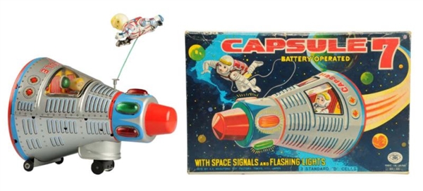 TIN LITHO BATTERY-OPERATED CAPSULE 7.             