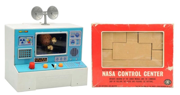 TIN LITHO & PLASTIC NASA CONTROL CENTER.          