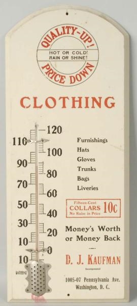 D.J. KAUFMAN CLOTHING THERMOMETER.                