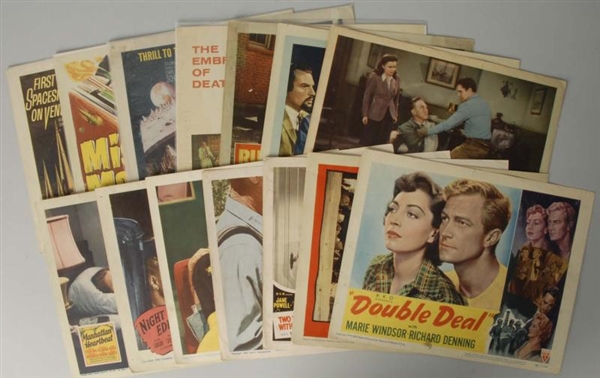 LOT OF 14: ASSORTED 1950S TO 1960S LOBBY CARDS.   