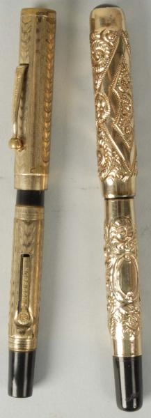 LOT OF 2: FOUNTAIN PENS.                          