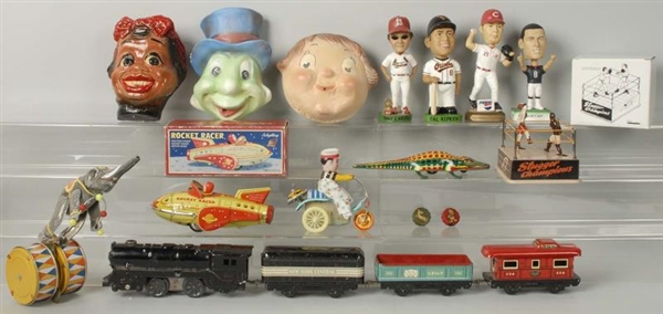 LARGE LOT OF TOY & SPORTS ITEMS.                  