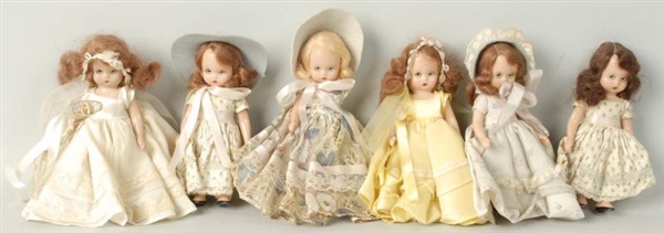 LOT OF 6: STORYBOOK DOLLS.                        