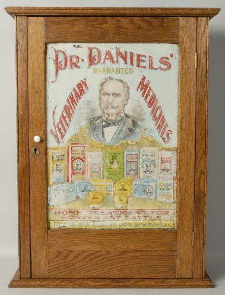 DR. DANIELS VETERINARY MEDICINE CABINET.         