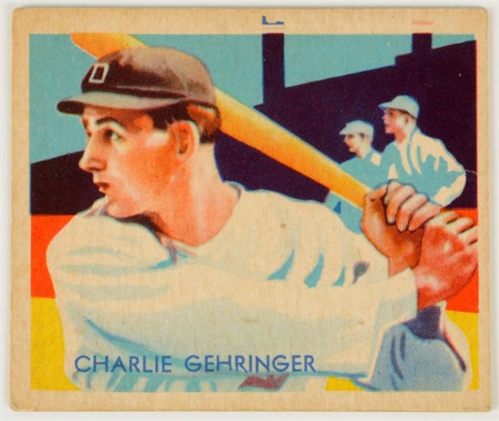 1933 GOUDEY HOFER CHARLIE GEHRINGER BASEBALL CARD 