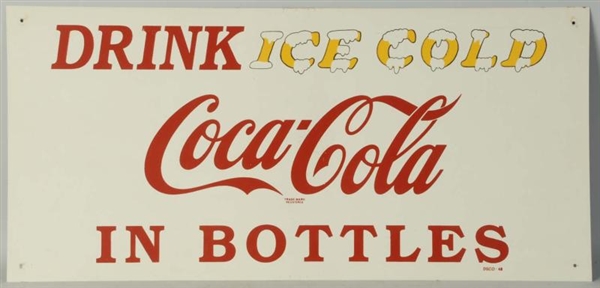 COCA-COLA TIN SIGN.                               