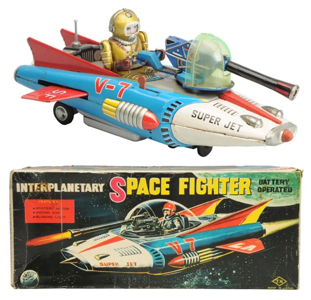 TIN LITHO BATTERY OP. INTERPLANETARY SPACE GLIDER 