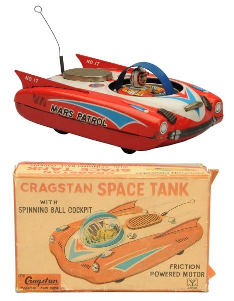 TIN LITHO FRICTION CRAGSTAN SPACE TANK.           