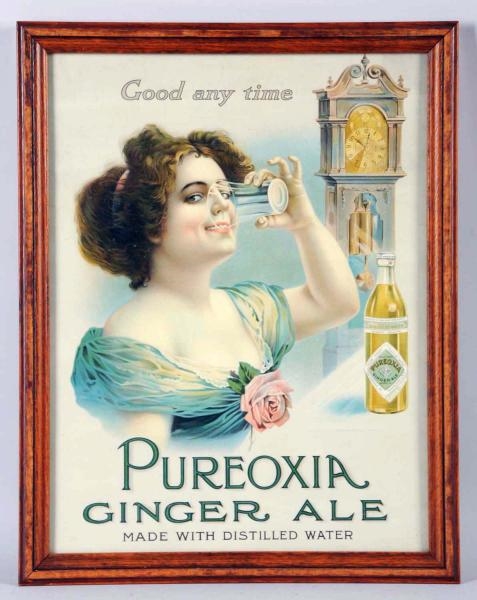 1905-1910 PUREOXIA PAPER POSTER.                  