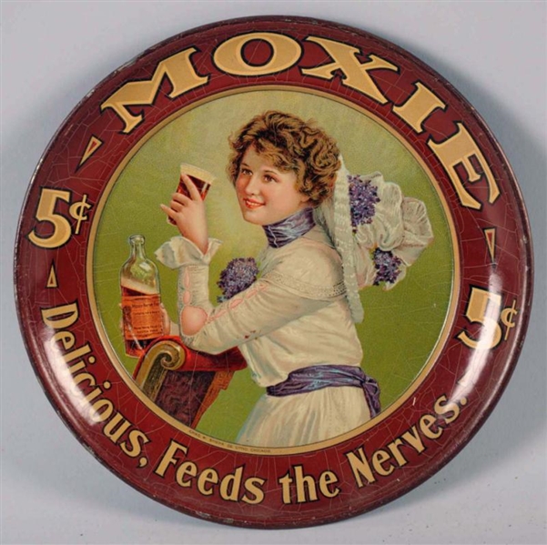 1905-1910 MOXIE TIP TRAY.                         