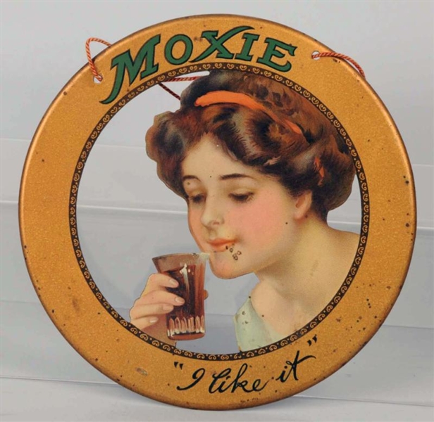 1905-10 MOXIE TIN CUTOUT SIGN.                    