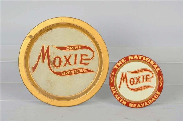 PAIR OF EARLY MOXIE TIP TRAYS.                    