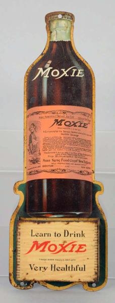 1900-10 MOXIE TIN MATCH HOLDER.                   