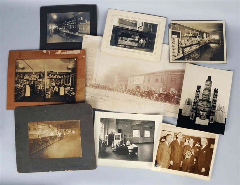 LOT OF 9: 1900-1920S OLD MOXIE PRINTS & PHOTOS.   