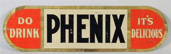 LOT OF 2: EARLY PHEONIX TIN SIGNS.                