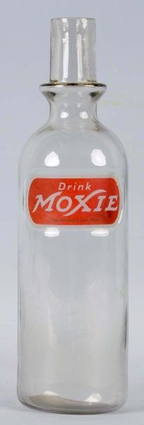 1920S MOXIE SYRUP BOTTLE.                         