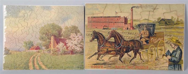 LOT OF 5: ASSORTED ADVERTISING PUZZLES.           