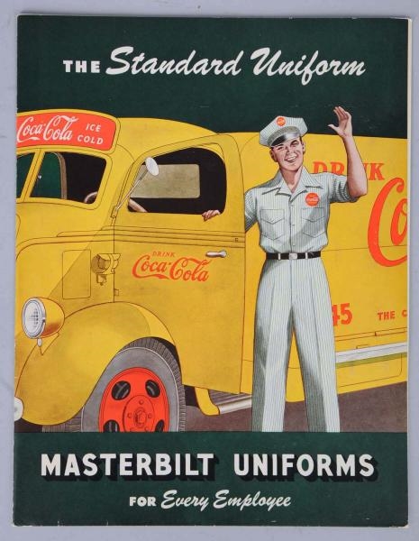 1950S COCA-COLA MASTERBILT UNIFORMS FOLDOUT.      