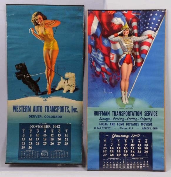 LOT OF 2: LARGE ROLF ARMSTRONG PINUP CALENDARS.   