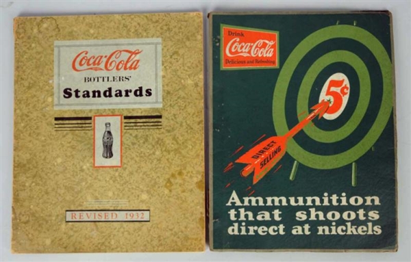 1920S & 1930S COCA-COLA SALES/STANDARDS BOOKS.    