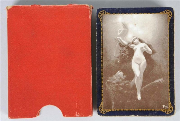 NYMPH & LION 1900 CARD DECK.                      