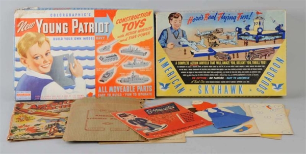 GROUP OF WWII PAPER GAMES & TOYS.                 