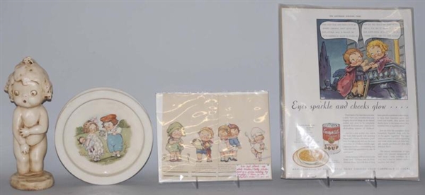 GROUP OF CAMPBELLS KIDS ITEMS.                   