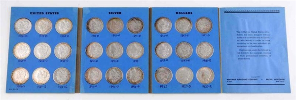 LOT OF 27: SILVER DOLLARS.                        
