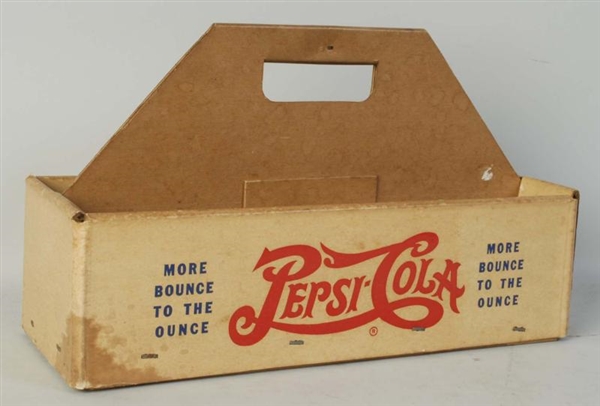 1950S PEPSI & BUBBLE-UP 12-BOTTLE CARRIER.        