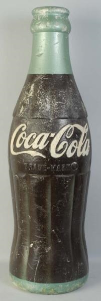 1950S COCA-COLA STYROFOAM DISPLAY BOTTLE.         