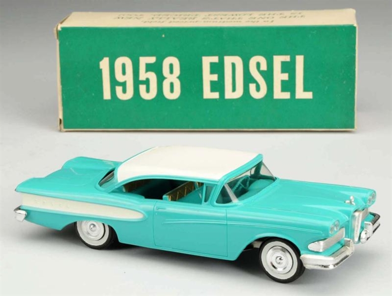 1958 FORD EDSEL PLASTIC PROMO CAR.                
