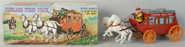 JAPANESE BATTERY-OPERATED OVERLAND STAGE COACH.   