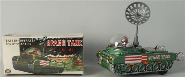 JAPANESE BATTERY-OPERATED M-41 SPACE TANK.        