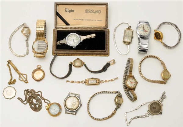 LARGE LOT OF LADIES WATCHES.                      