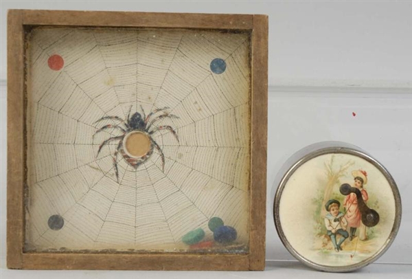 SMALL MUSIC BOX & SPIDER GAME.                    