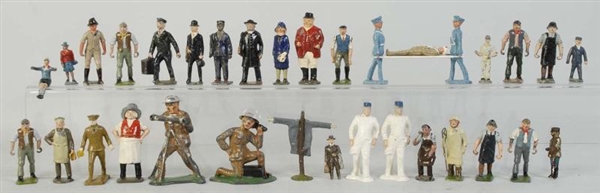 LOT OF APPROXIMATELY 30 LEAD FIGURES & SOLDIERS.  