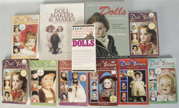 LOT OF 11: DOLL BOOKS.                            