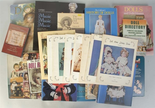 LOT OF 22: DOLL BOOKS.                            