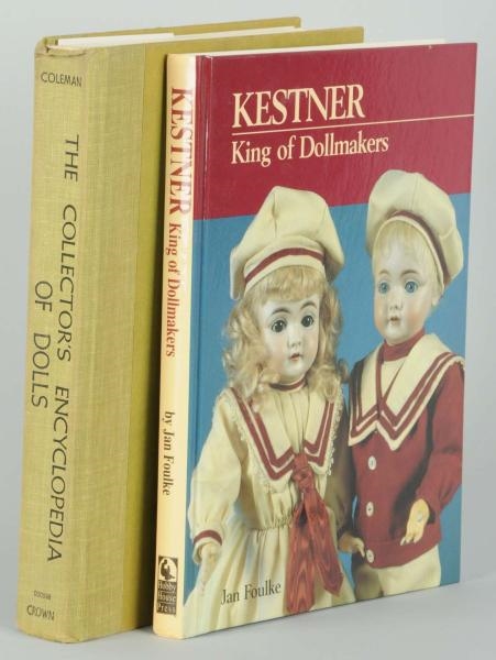 LOT OF 2: BOOKS ON DOLLS.                         