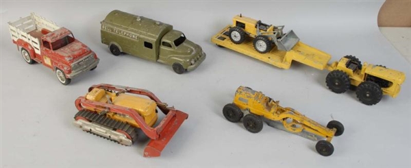 LOT OF 6: HUBLEY DIECAST VEHICLE TOYS.            