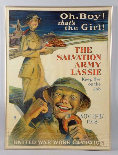 "OH, BOY! THATS THE GIRL" WWI POSTER.            