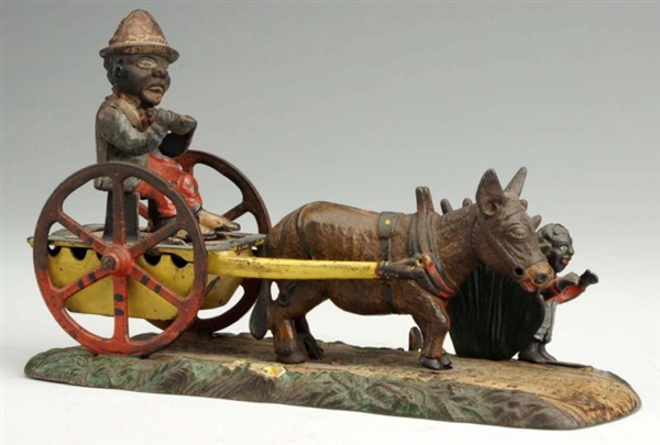 CAST IRON BAD ACCIDENT MECHANICAL BANK.           