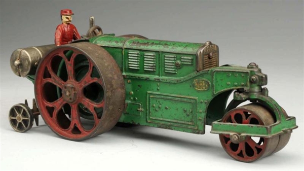 CAST IRON HUBLEY HUBER ROAD ROLLER TOY.           