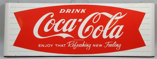 1960S COCA-COLA PORCELAIN SIGN.                   
