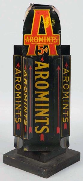 AROMINTS 5-CENT REVOLVING STORE COUNTER DISPLAY.  