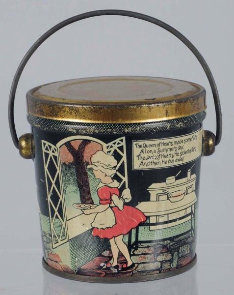 QUEEN OF HEARTS CANDY PAIL.                       