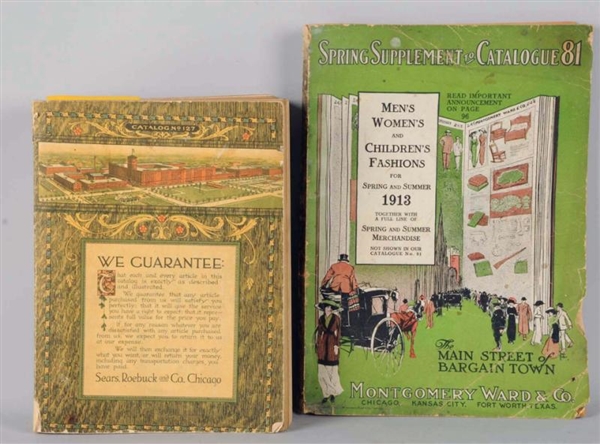 LOT OF 2: CATALOGUES.                             