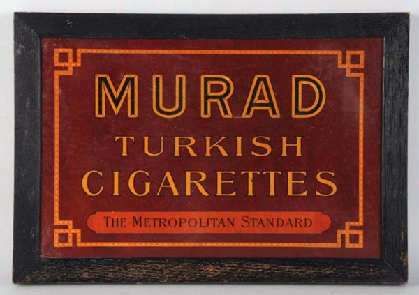 MURAD TURKISH CIGARETTES SIGN.                    